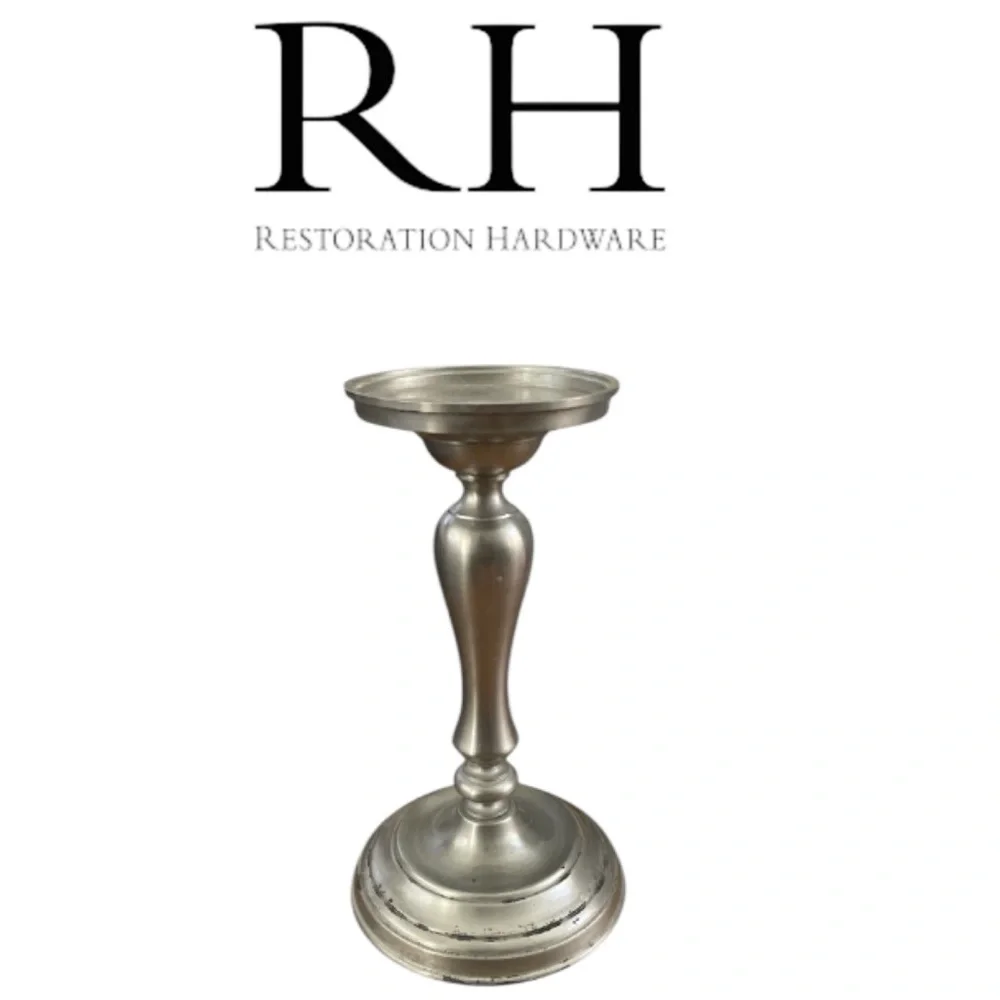 RESTORATION HARDWARE➕Vintage Fluted Pewter Candlestick